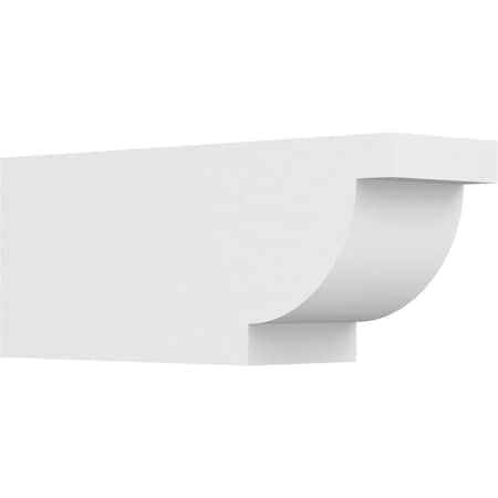 Ekena Millwork Standard Alpine Architectural Grade PVC Rafter Tail, 6"W X 8"H X 20"L RFTP06X08X20ALP